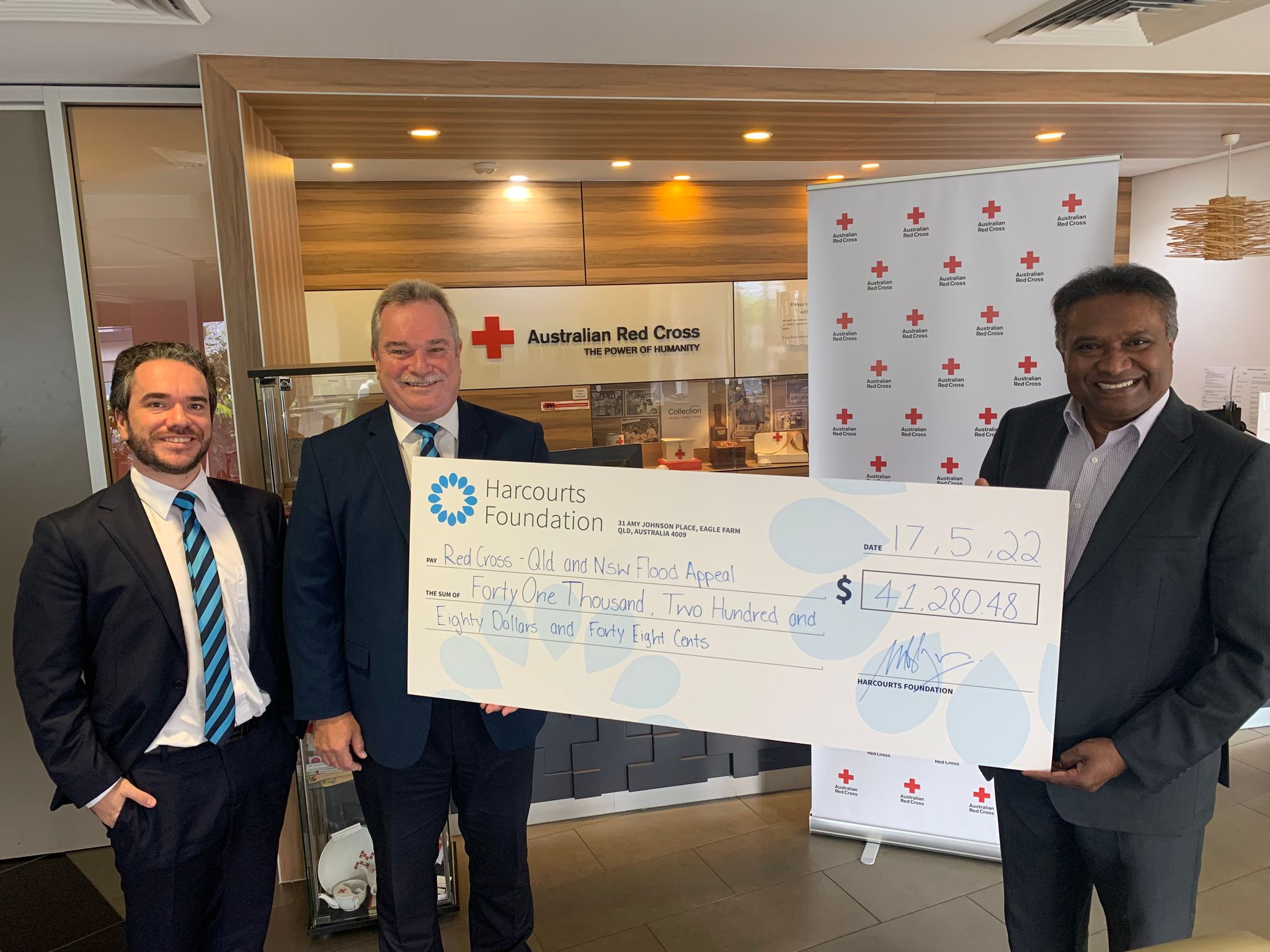 Harcourts Foundation digs deep for flood recovery Resources